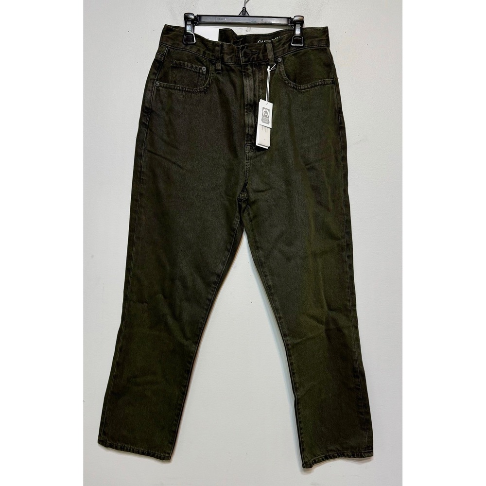 NWT Outerknown Sustainable Jeans Women Sz 28 Dark Wash Straight Norm Minimalist